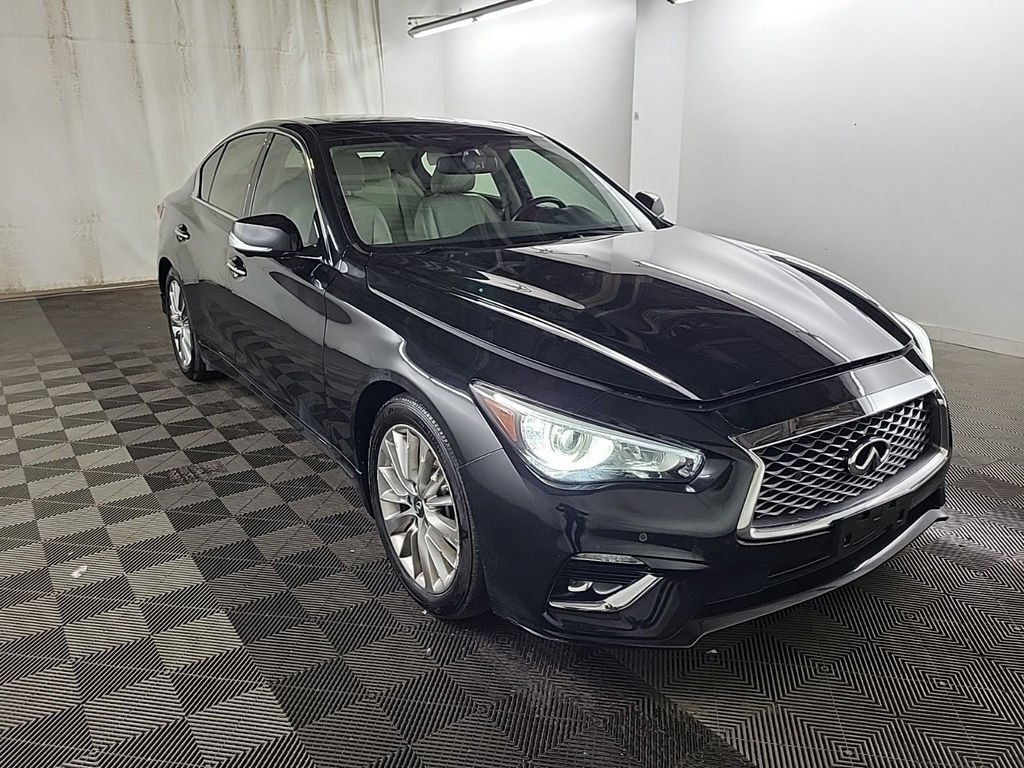 Used 2021 INFINITI Q50 Luxe w/ Cargo Package image 3