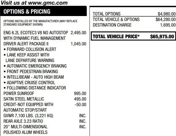 Used 2021 GMC Sierra 1500 Denali w/ Driver Alert Package II image 2