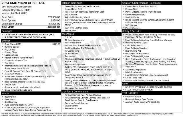 Used 2024 GMC Yukon XL SLT AWD/4WD image 6