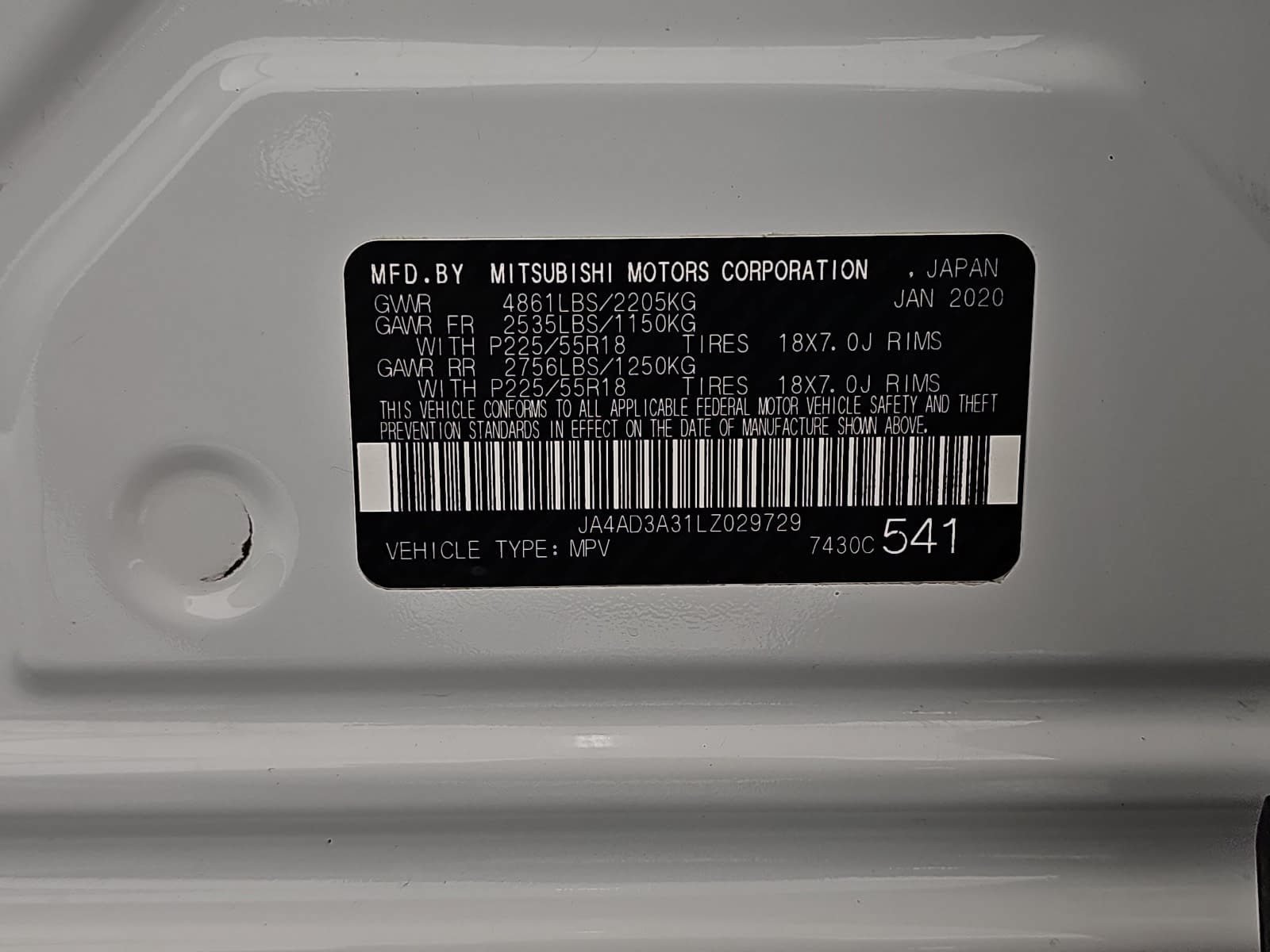 Used 2020 Mitsubishi Outlander SE FWD image 31