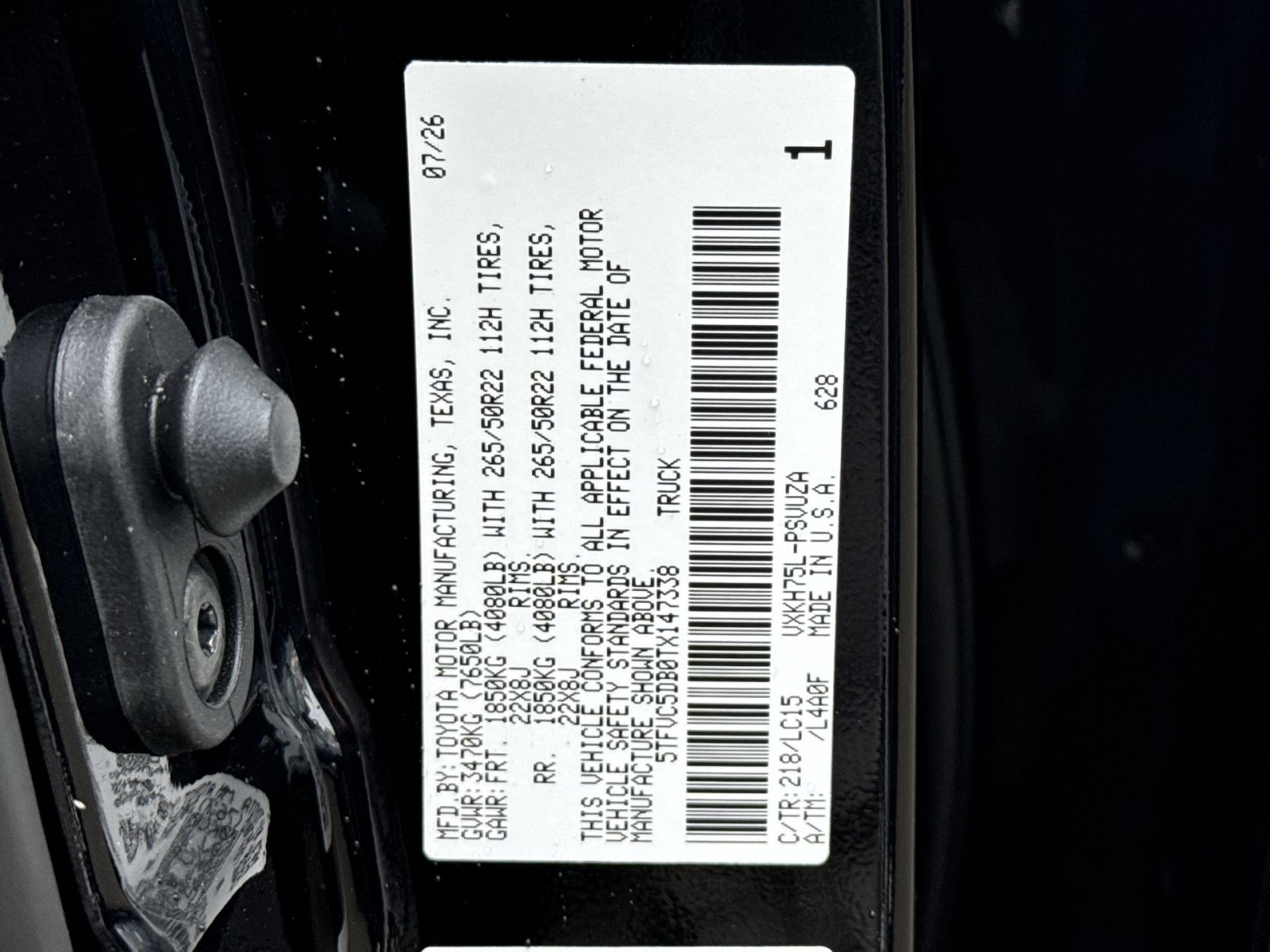 New 2026 Toyota Tundra Capstone AWD/4WD image 37