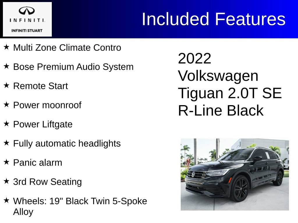 Used 2022 Volkswagen Tiguan SE R-Line image 3