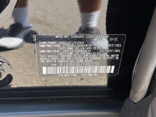 Certified 2026 Subaru Outback Limited XT AWD/4WD image 30