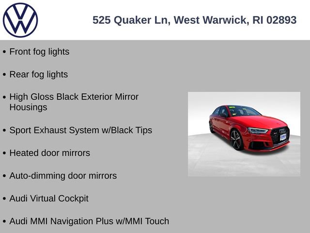 Used 2018 Audi RS 3 AWD/4WD image 24