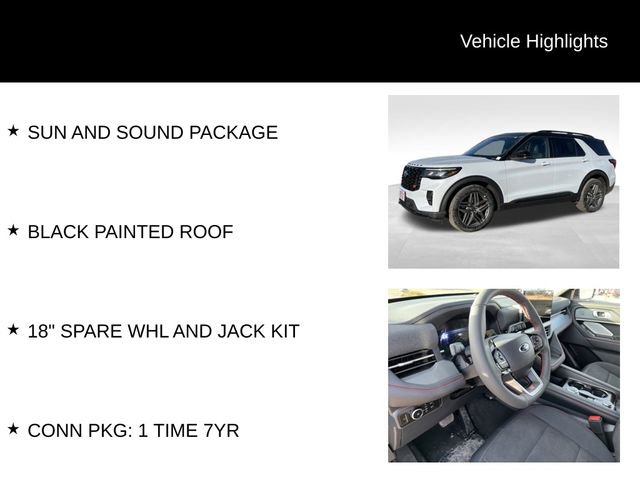 New 2026 Ford Explorer ST w/ Sun And Sound Package AWD/4WD image 7