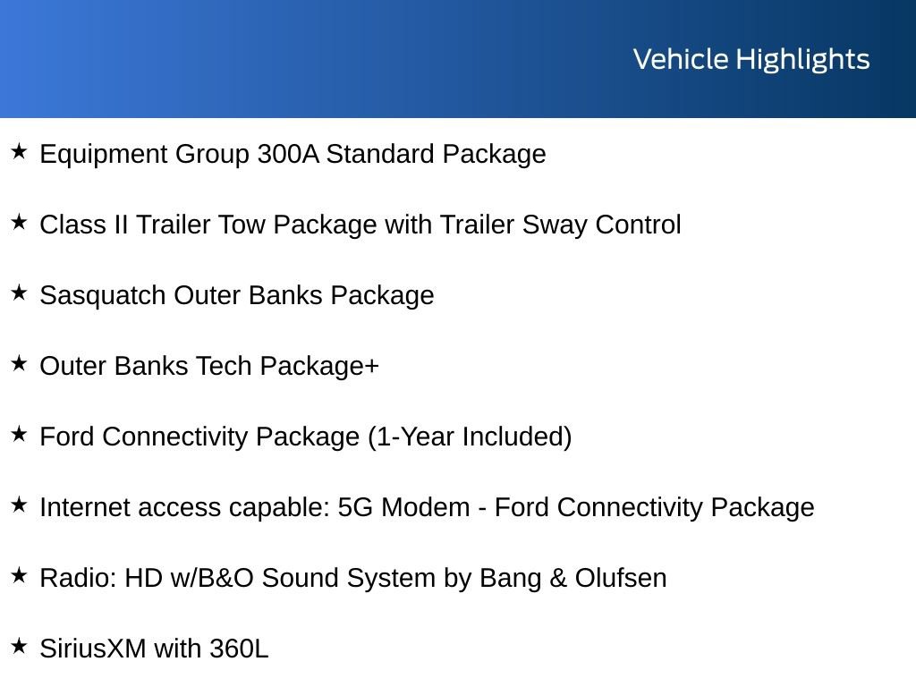 New 2026 Ford Bronco Sport Outer Banks w/ Sasquatch Outer Banks Package AWD/4WD image 3