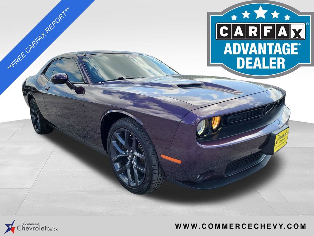 Used 2021 Dodge Challenger SXT w/ Blacktop Package RWD image 1