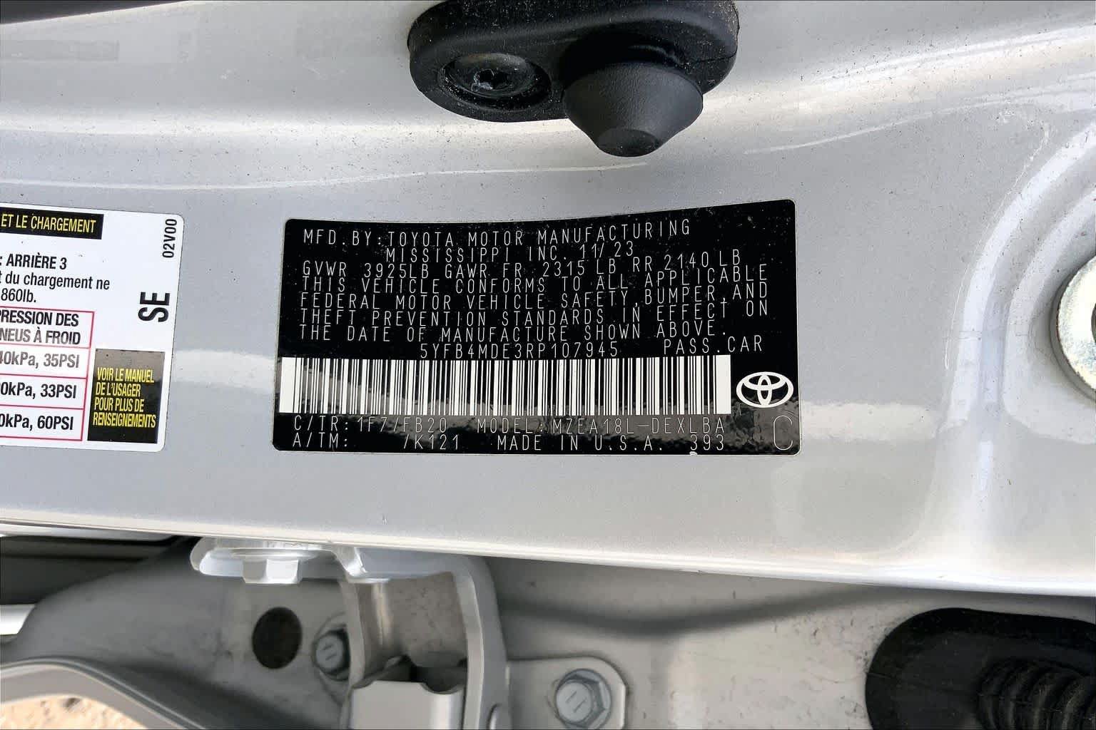 Used 2024 Toyota Corolla LE FWD image 36