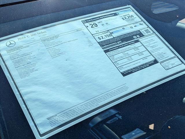 New 2026 Mercedes-Benz C 300 Sedan image 18