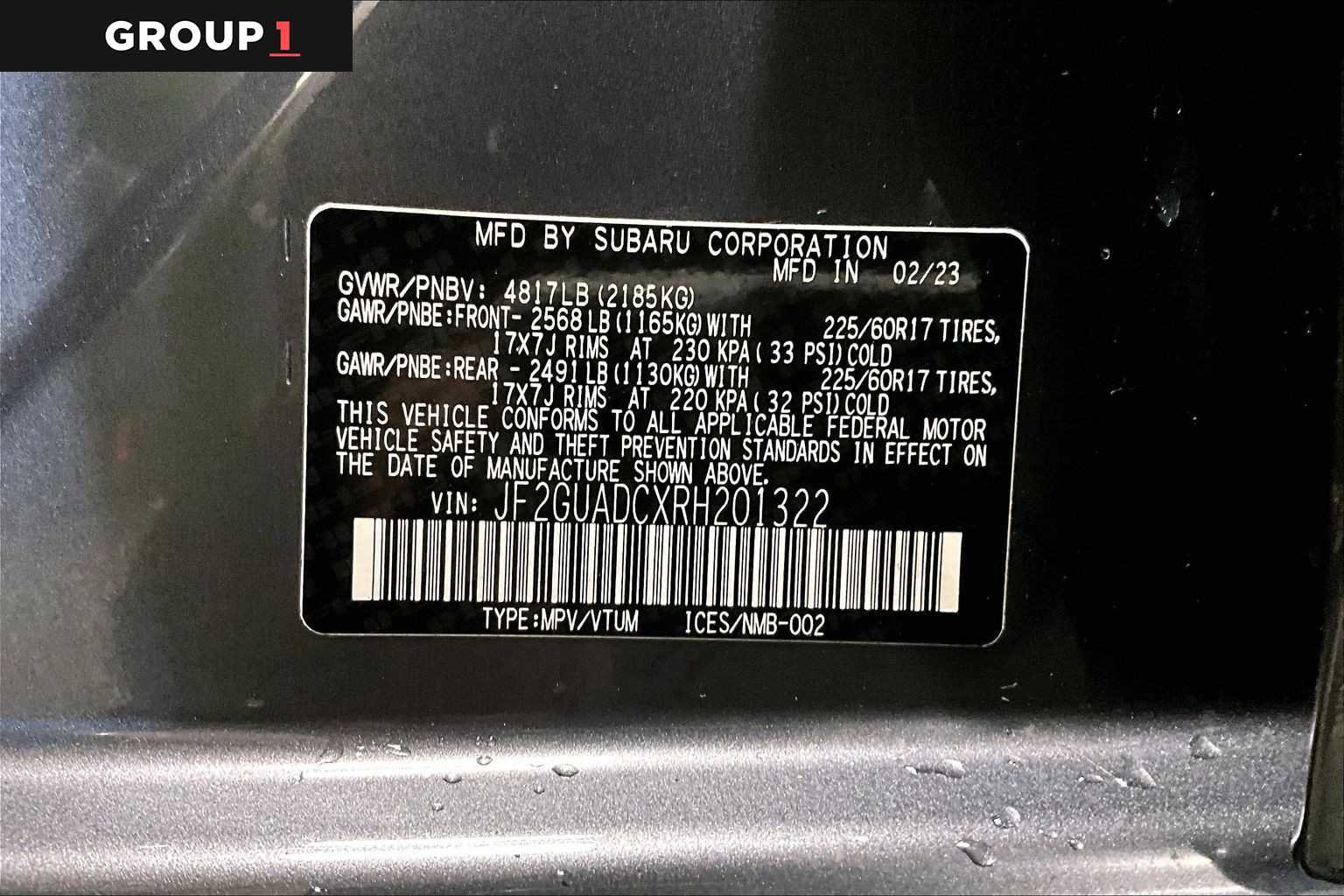 Certified 2024 Subaru Crosstrek 2.0i Premium image 33