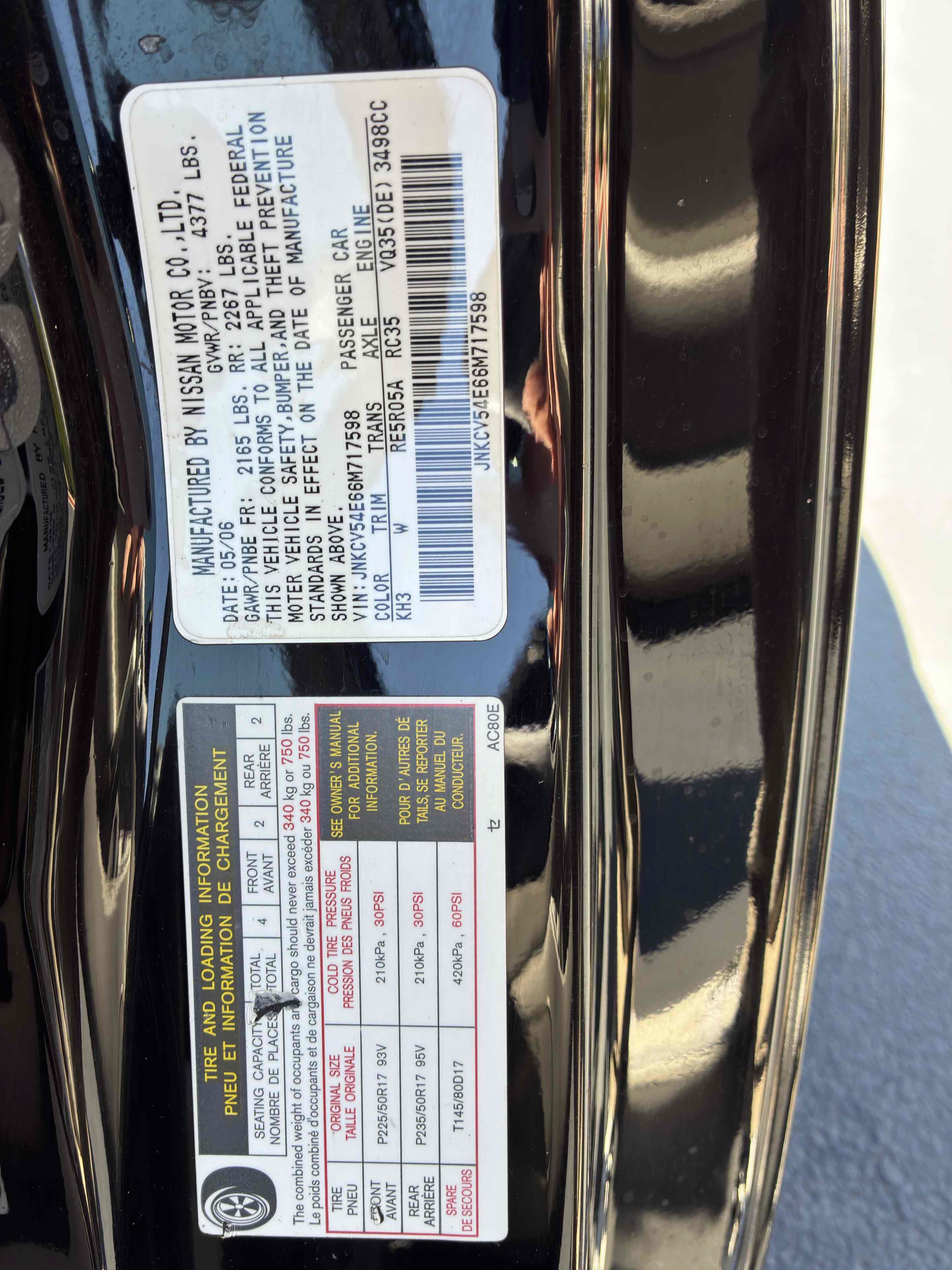 Used 2006 INFINITI G35 Coupe RWD image 55