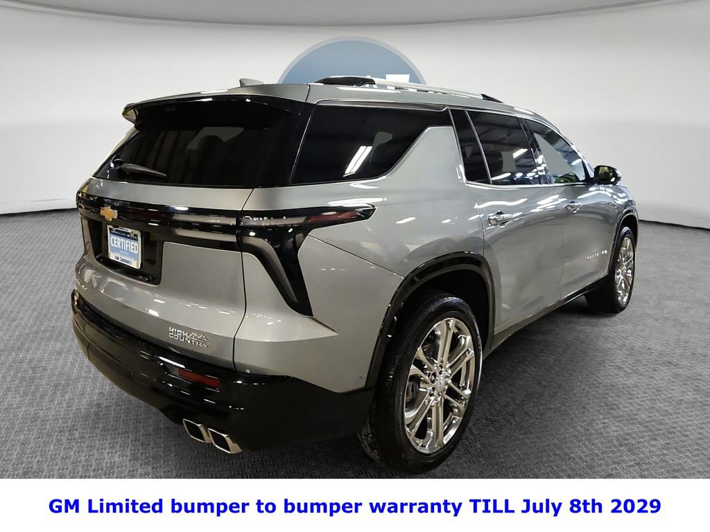 Certified 2025 Chevrolet Traverse High Country w/ LPO, Illumination Package image 3