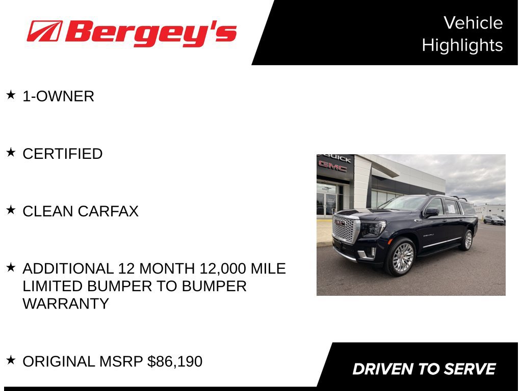 Certified 2023 GMC Yukon XL Denali AWD/4WD image 4