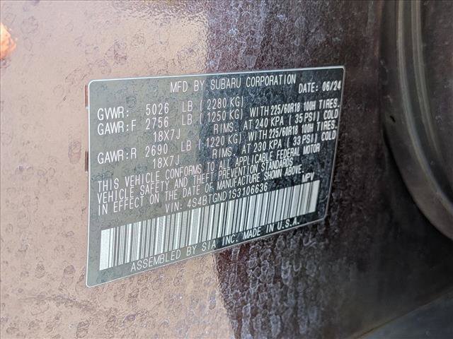 Certified 2025 Subaru Outback Limited XT AWD/4WD image 24