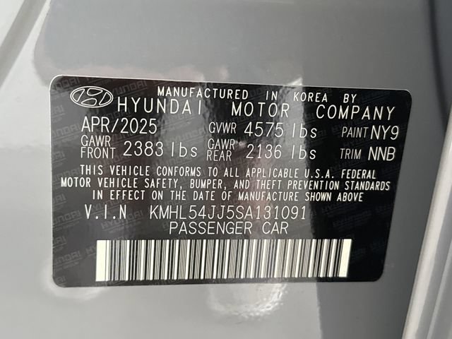 Certified 2025 Hyundai Sonata Limited FWD image 41