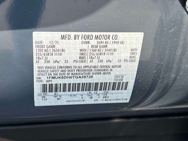 Used 2026 Ford Explorer Active AWD/4WD image 25