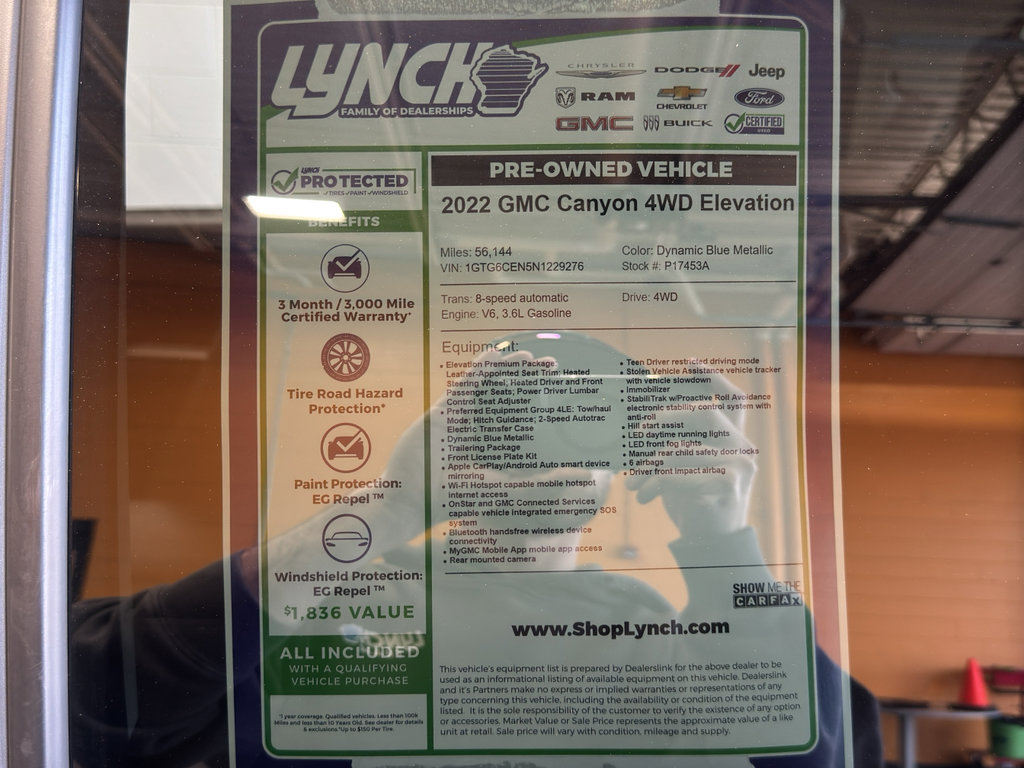 Used 2022 GMC Canyon Elevation w/ Elevation Premium Package image 36