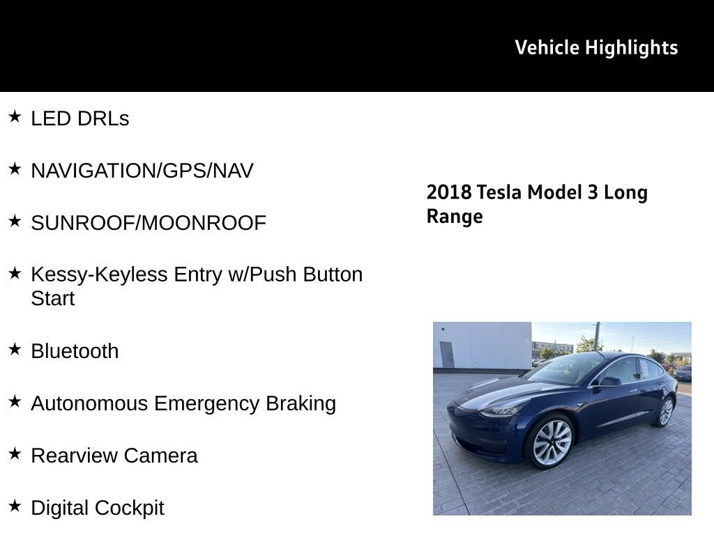Used 2018 Tesla Model 3 Long Range AWD/4WD image 25