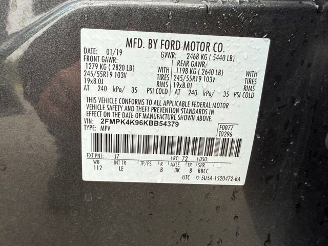Used 2019 Ford Edge Titanium AWD/4WD image 10