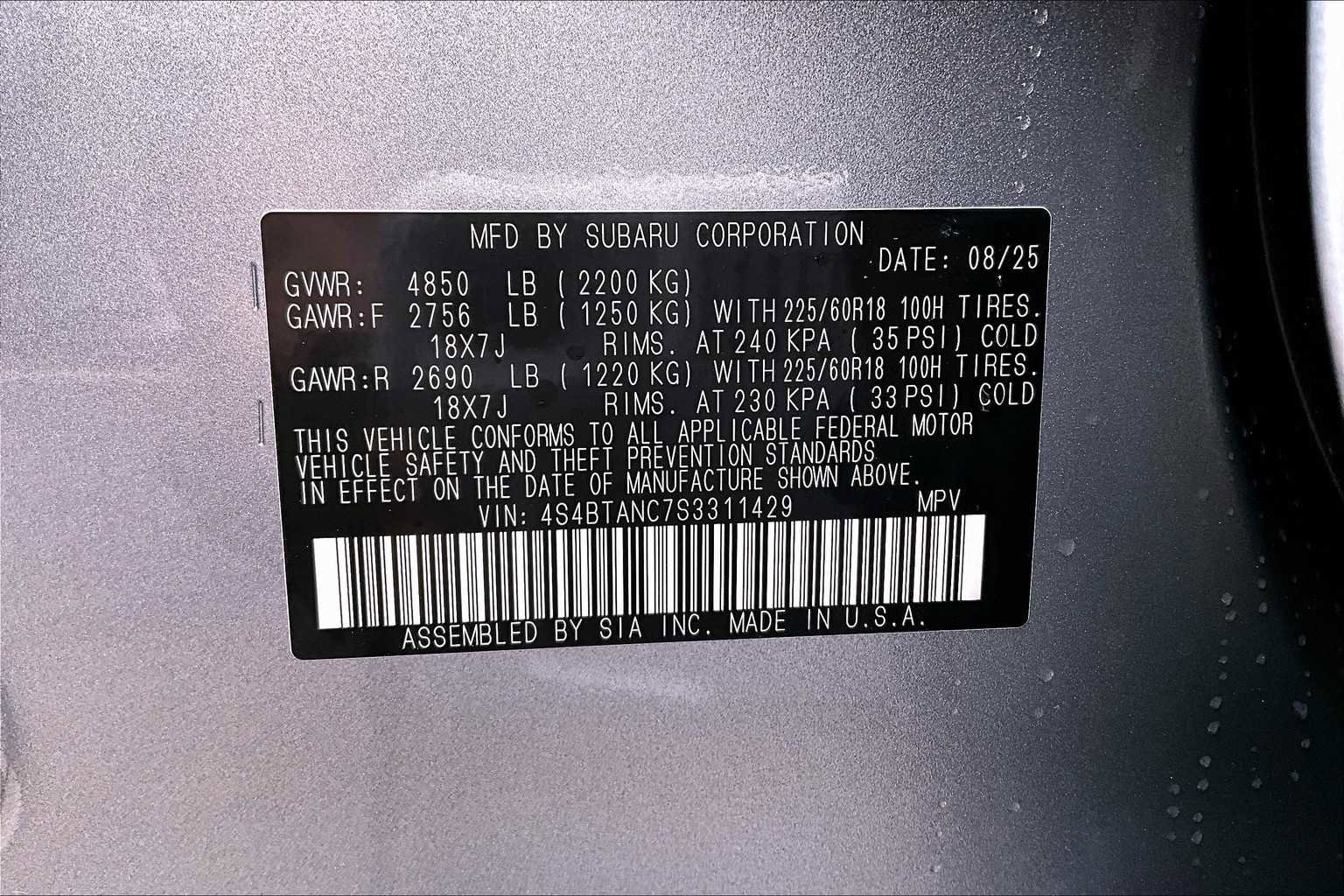 New 2025 Subaru Outback Limited image 20