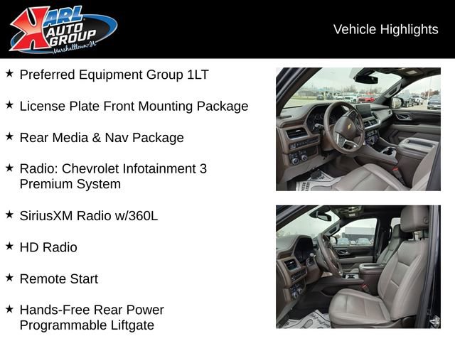 Certified 2021 Chevrolet Tahoe LT w/ Rear Media and Nav Package image 2