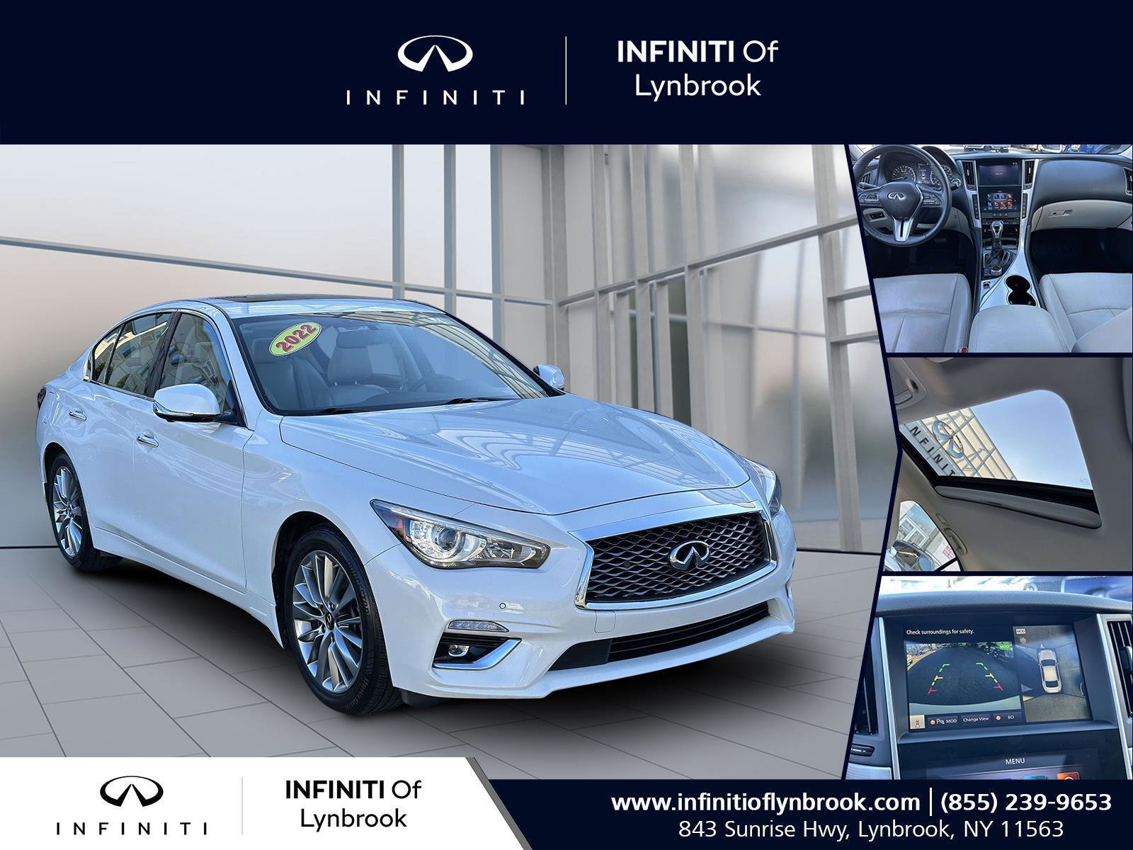 Used 2022 INFINITI Q50 Luxe w/ Cargo Package image 1