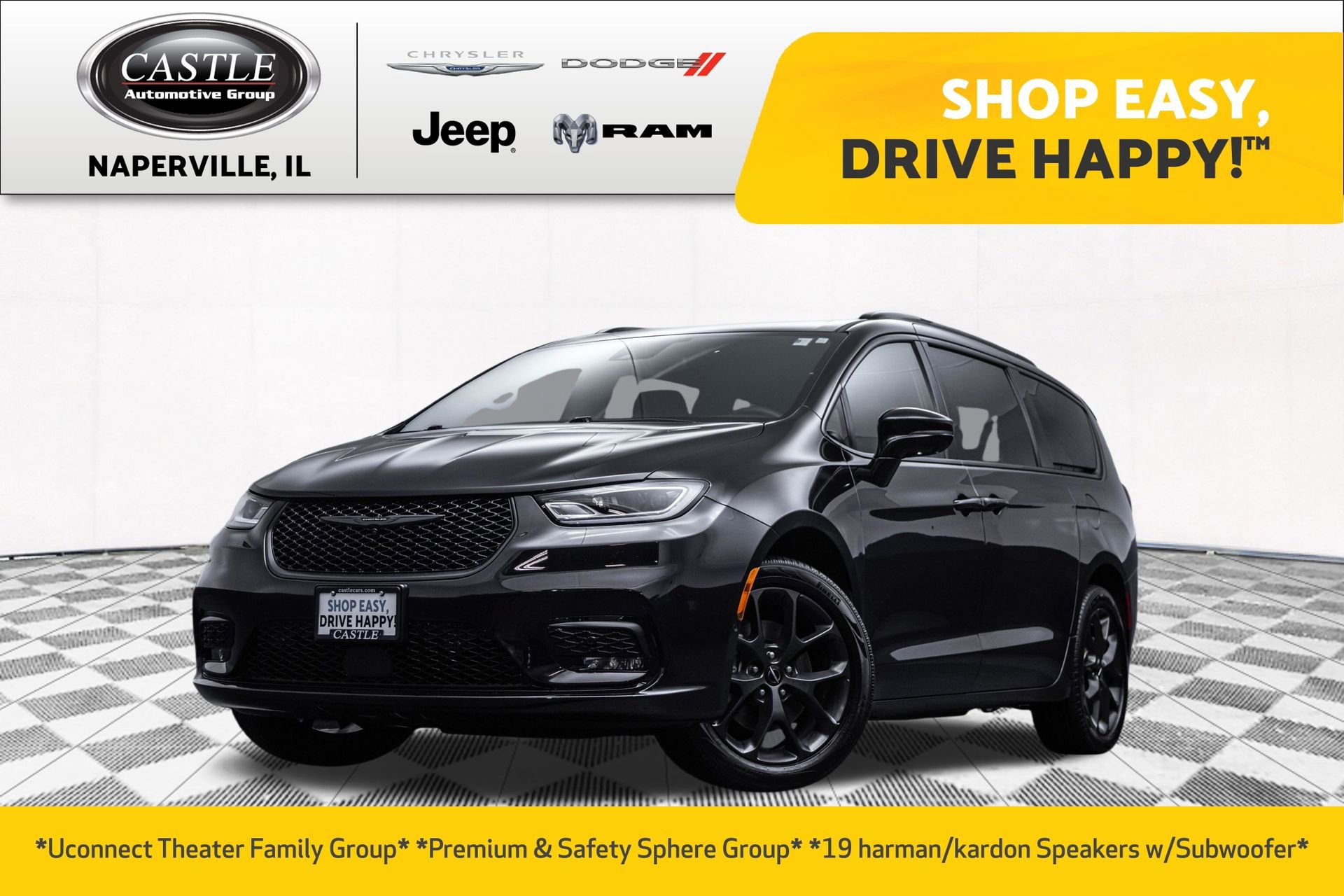 Used 2021 Chrysler Pacifica Limited w/ Uconnect Theater Family Group