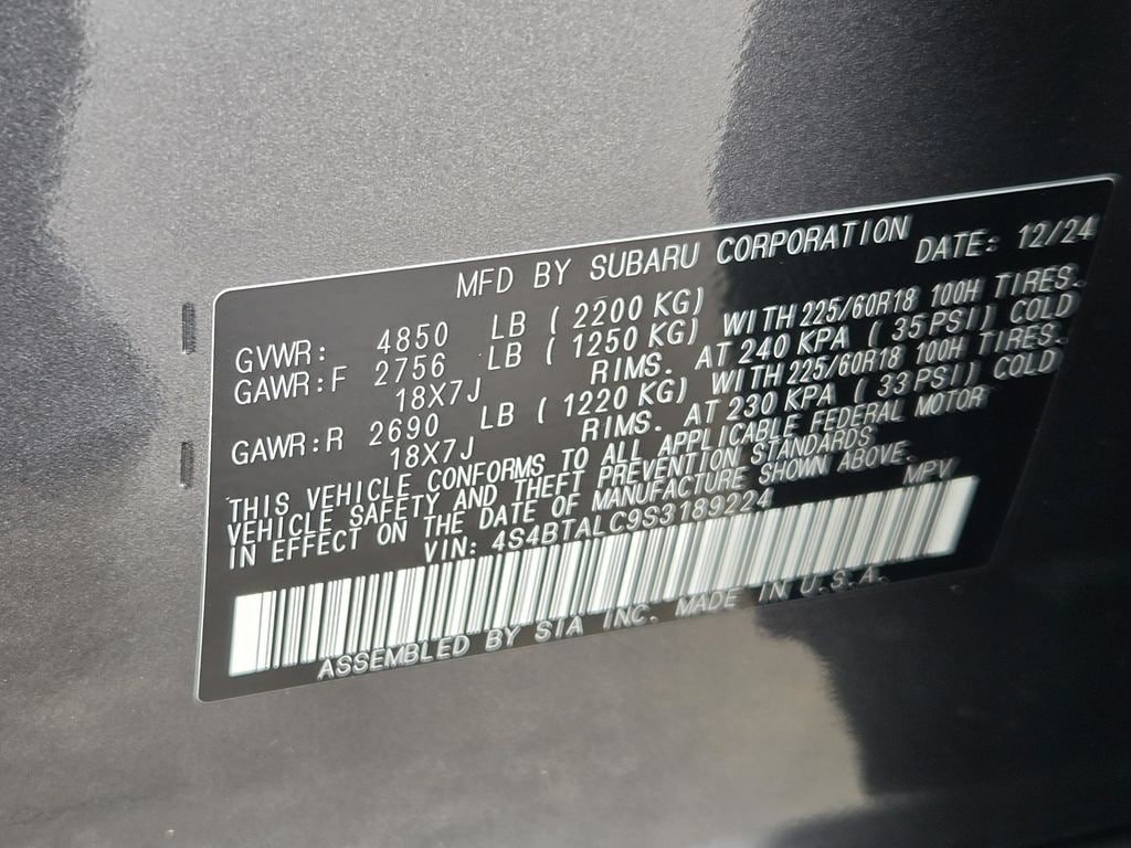 Used 2025 Subaru Outback Onyx Edition AWD/4WD image 31