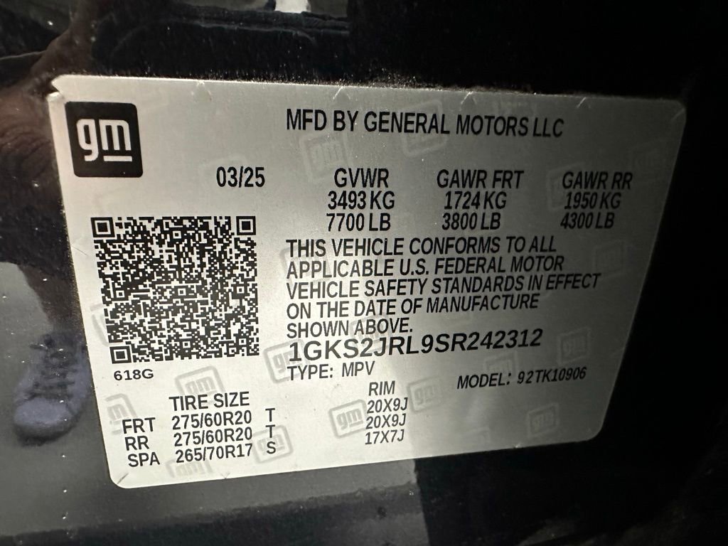 Used 2025 GMC Yukon XL Denali w/ Sun & Power Step Package AWD/4WD image 11