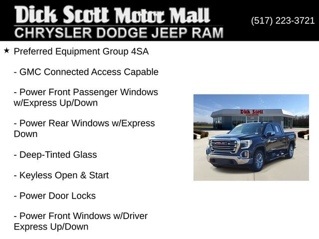 Used 2021 GMC Sierra 1500 SLT w/ SLT Premium Package AWD/4WD image 16
