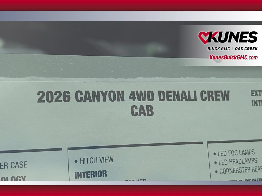 New 2026 GMC Canyon Denali AWD/4WD image 47