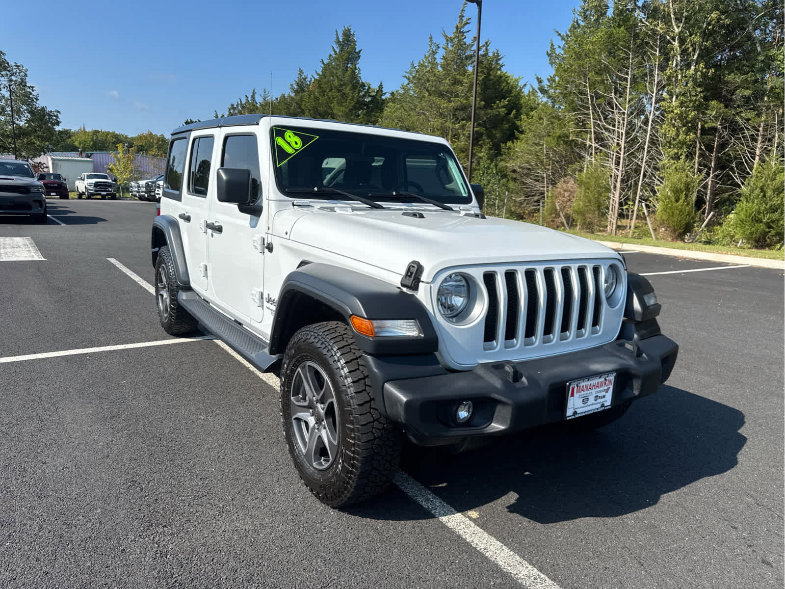 Certified 2018 Jeep Wrangler Unlimited Sport S image 3