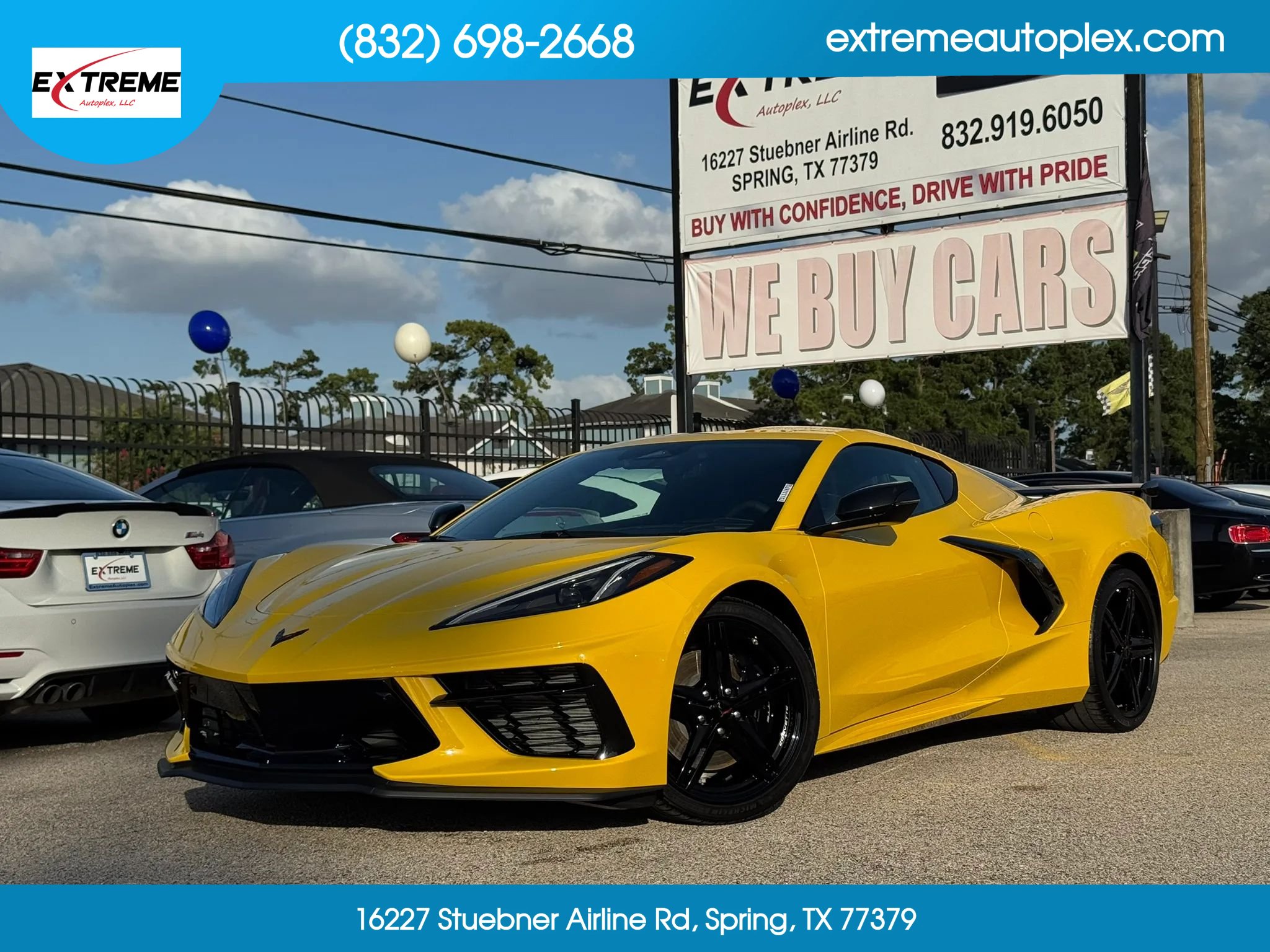 Used 2026 Chevrolet Corvette Stingray Preferred Cpe w/ Z51 Performance Package RWD image 1