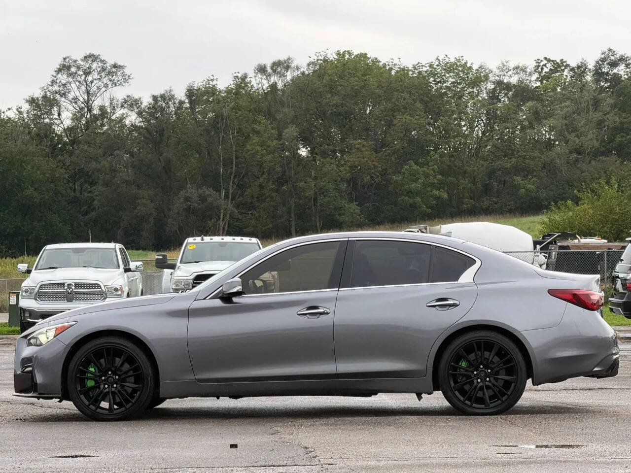 Used 2018 INFINITI Q50 Red Sport 400 w/ Sensory Package (Sport) AWD/4WD image 6