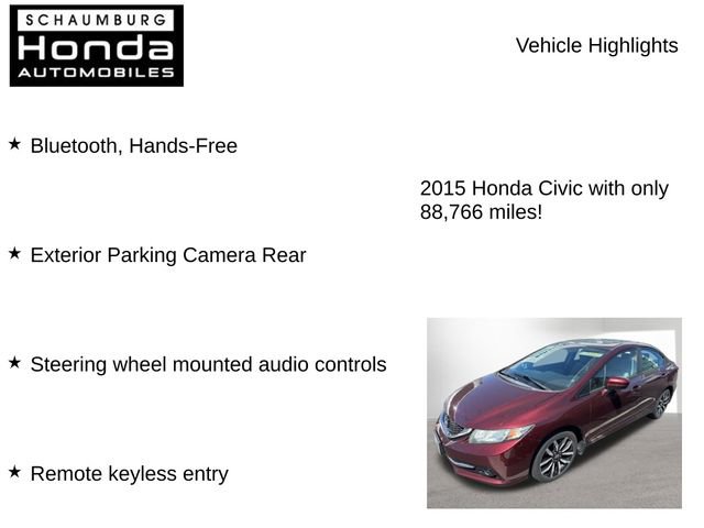 Used 2015 Honda Civic EX-L image 7