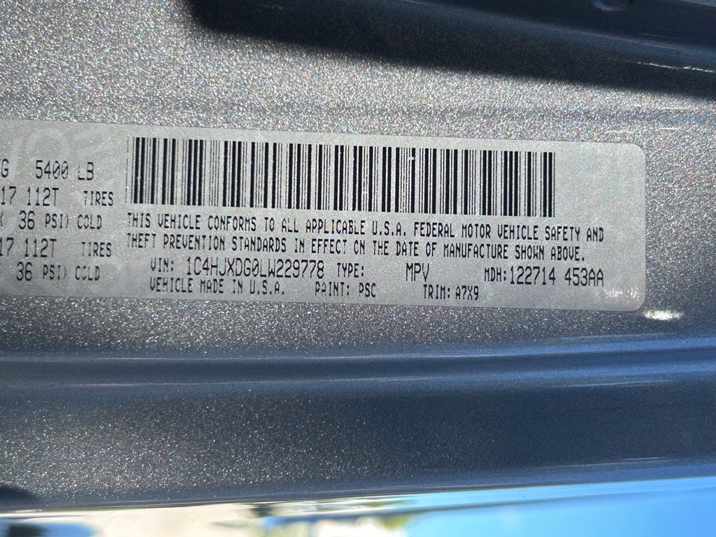 Certified 2020 Jeep Wrangler Unlimited Sport S AWD/4WD image 44