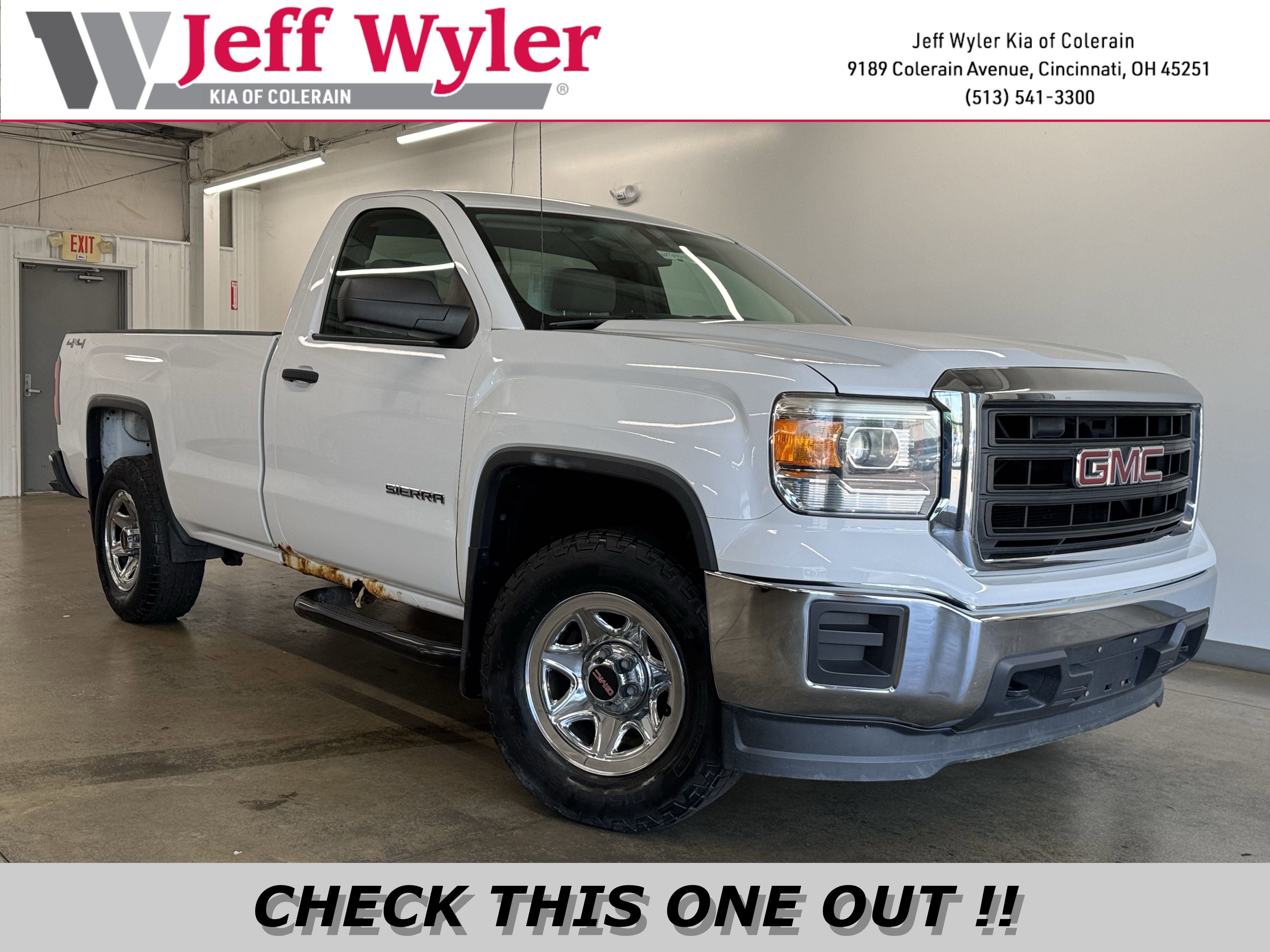 Used 2014 GMC Sierra 1500 4x4 Regular Cab w/ Sierra Convenience Package