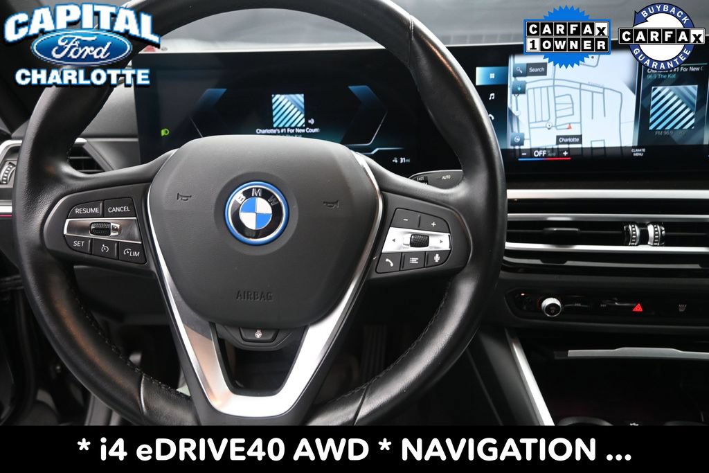 Used 2023 BMW i4 eDrive40 w/ Premium Package RWD image 14