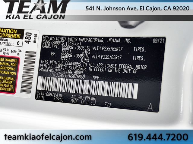 Used 2022 Toyota Sienna XLE w/ XLE Plus Package FWD image 35
