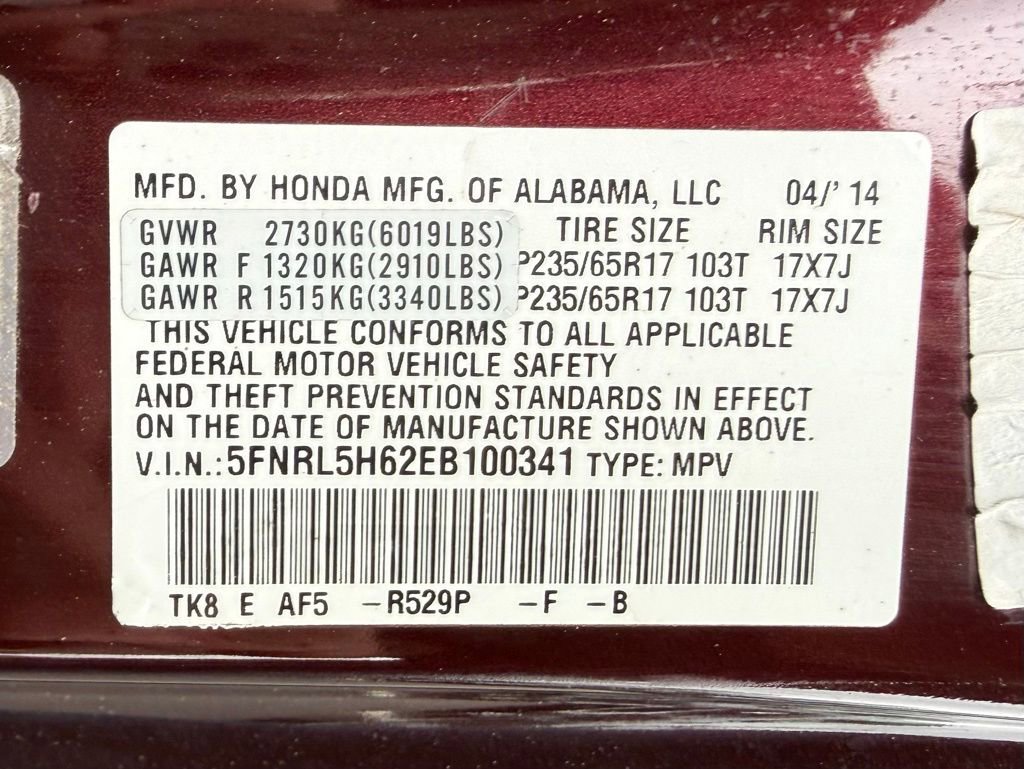 Used 2014 Honda Odyssey EX-L image 32