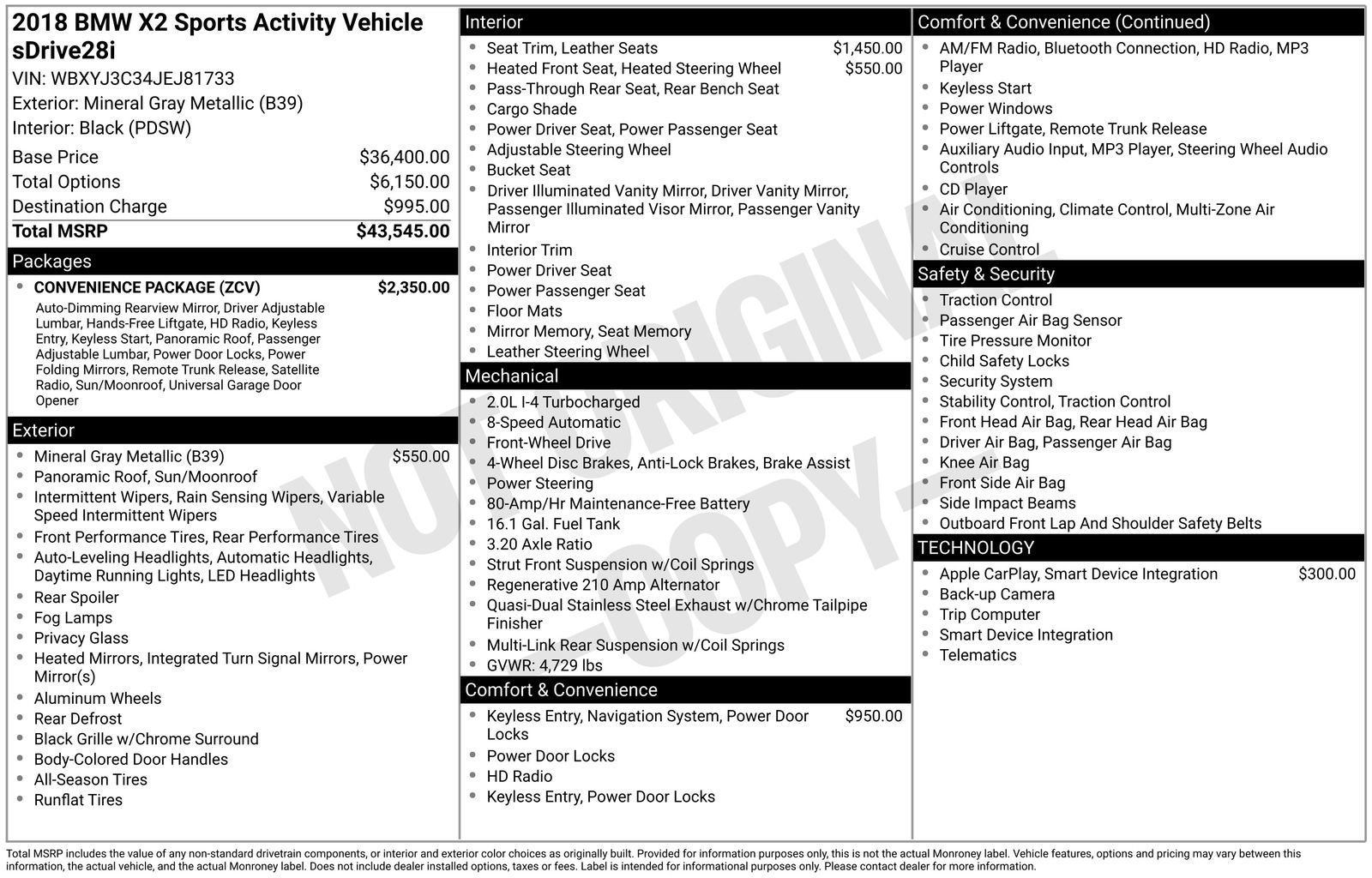 Used 2018 BMW X2 sDrive28i image 6