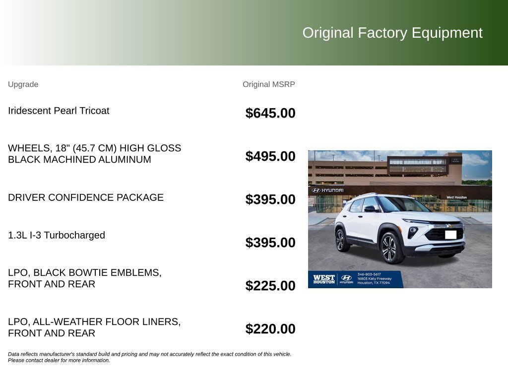 Used 2024 Chevrolet TrailBlazer LT w/ Driver Confidence Package FWD image 9