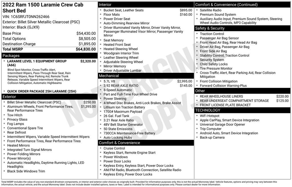 Certified 2022 RAM 1500 Laramie image 34