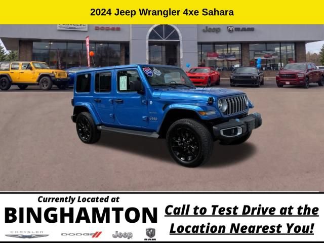 Used 2024 Jeep Wrangler Unlimited Sahara w/ Safety Group AWD/4WD image 1