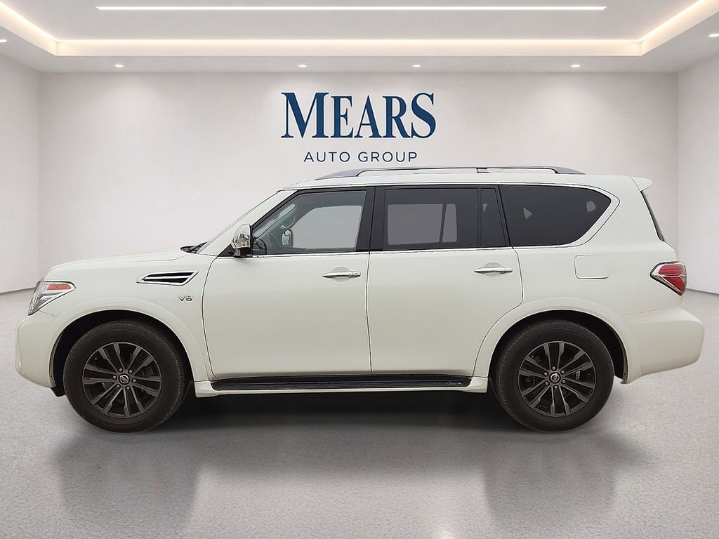 Used 2019 Nissan Armada Platinum w/ Captain's Chairs Package RWD image 2