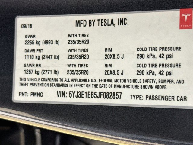 Used 2018 Tesla Model 3 Performance AWD/4WD image 31