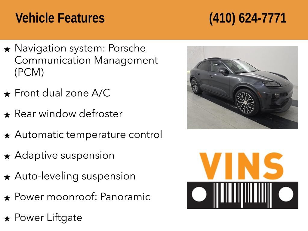 Used 2024 Porsche Macan 4 Electric AWD/4WD image 5