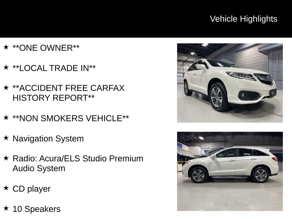 Used 2016 Acura RDX AWD w/ Advance Package image 2