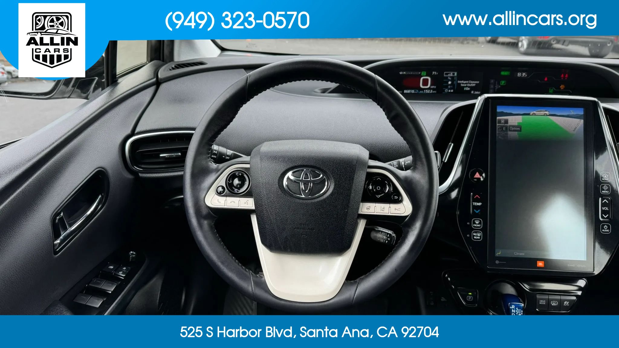 Used 2019 Toyota Prius Prime Advanced w/ Carpet Mat Package FWD image 9