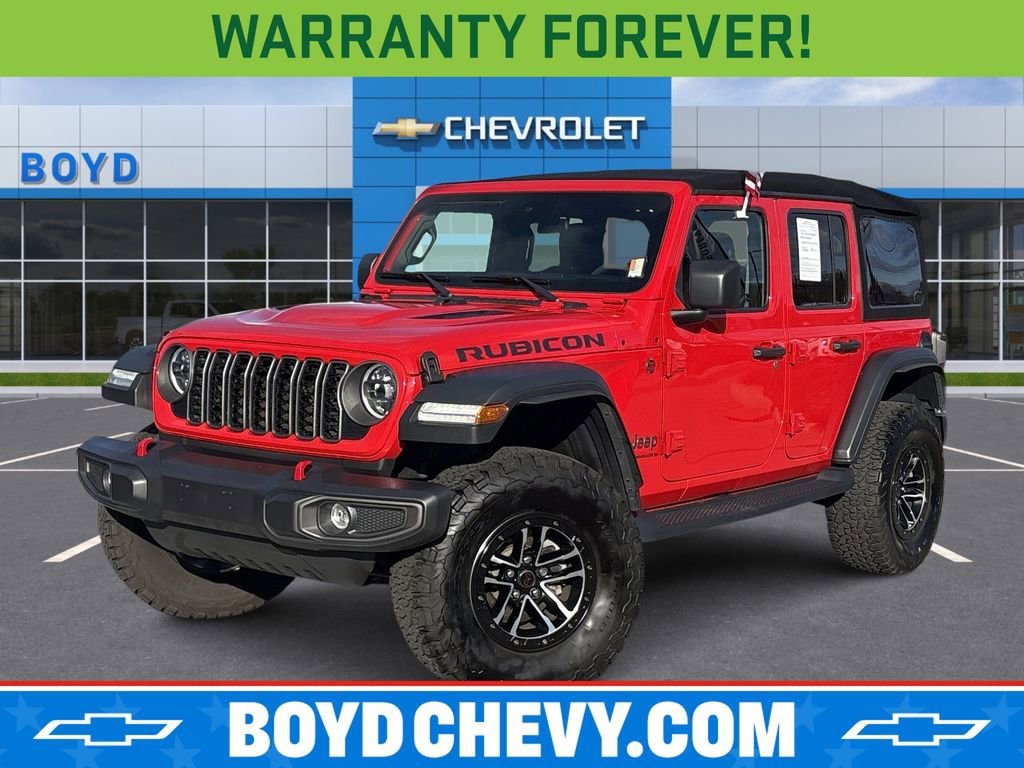 Used 2024 Jeep Wrangler Unlimited Rubicon w/ XTREMEE 35" Tire Package